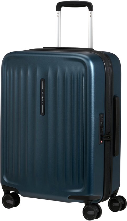 Valise Samsonite - Fyrm Spinner 55/20 (bagage à main) - extensible - bleu acier - 2,6 kg - 46 l