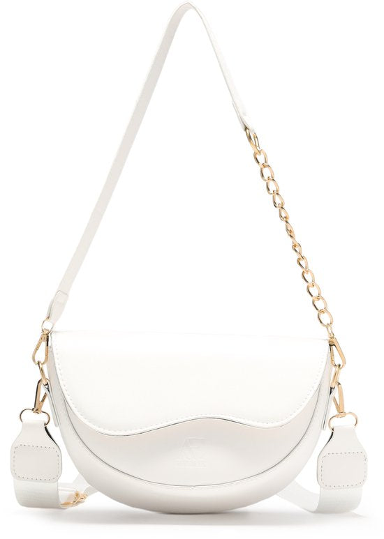 Sac à main pour dames - Pochettes pour dames - Sac à bandoulière pour dames - Pochette - Sac à bandoulière - Sac de soirée - Blanc