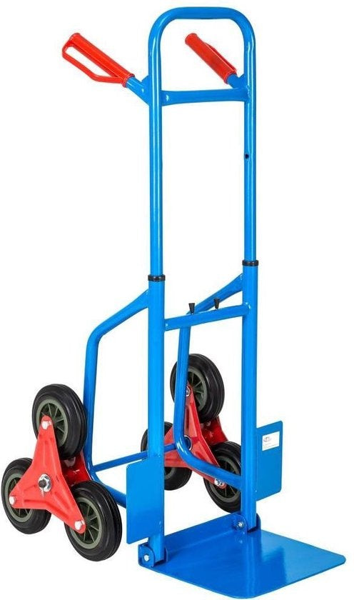TecTake - chariot d'escalier - bleu - jusqu'à 100 kg - 402451