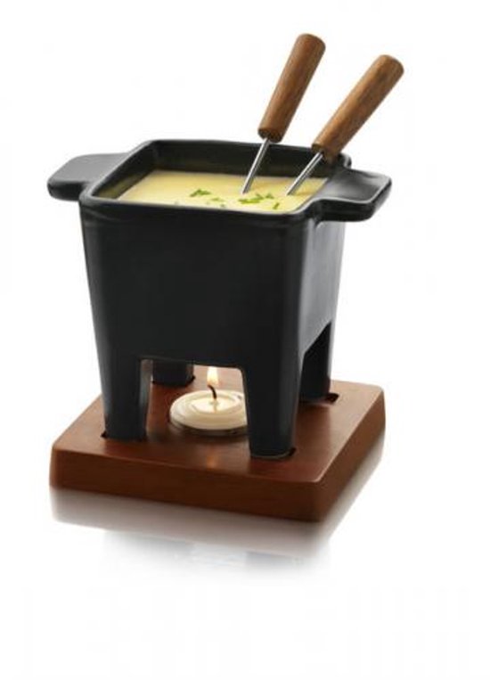 Boska Tapas Fondue set Nero - Set à fondue - pour 175 grammes de fromage - 300 ml