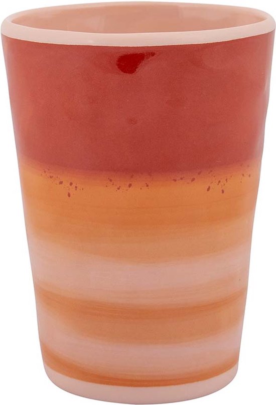 Bo-Camp - Tasse - Halo - 400 ml - Lot de 4 - Mélamine - Terra
