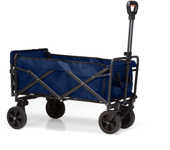 Wagon électrique Mr Fold - XL - pliable - 255L - 100KG de capacité de charge - bleu - 5 ans de garantie