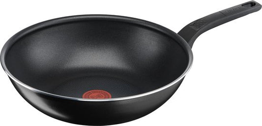Tefal Easy Cook & Clean - Poêle wok - Ø 28 cm - Revêtement antiadhésif - Non compatible avec l'induction