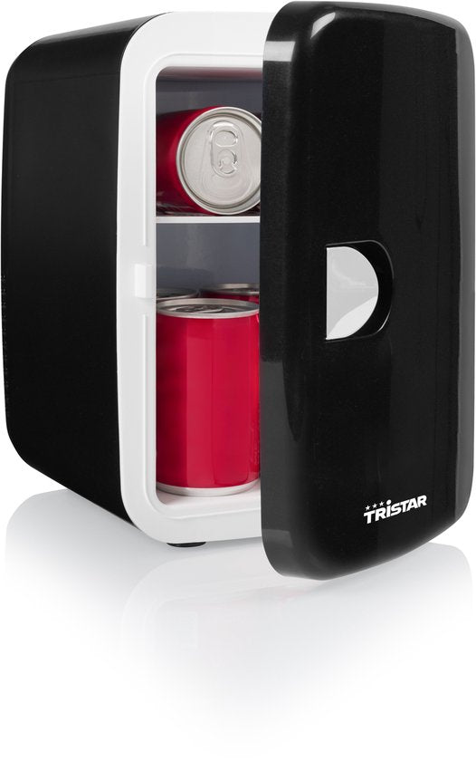 Tristar KB-7604 - Mini-réfrigérateur - 4 L - Réfrigérateur pour maquillage et soins de la peau - Réfrigérateur pour gamers - Réfrigérateur de camping - Cadeau pour la fête des pères - 12/230 V