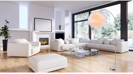 Globo - lampe suspendue - Katunga - blanc - plastique - Ø 45cm - E27 - 15057
