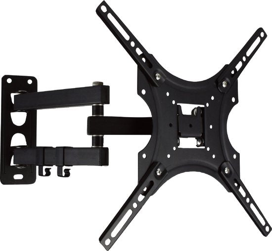 PHILIPS Support mural TV SQM9232/10 - TV de 26" à 70" - Max. 35 KG - TV LED, LCD, QLED, OLED, incurvées et plates - Gestion des câbles TV - Trous de fixation VESA - Noir