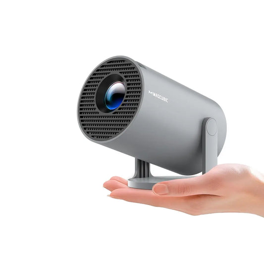 Mini-projecteur Magcubic HY300 Pro avec Wi-Fi 6 et Bluetooth 5.4 - Android 14 - 290 ANSI - Gris