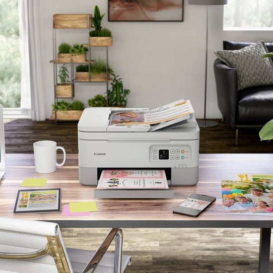 Canon PIXMA TS7451i - Imprimante jet d'encre tout-en-un - Blanche