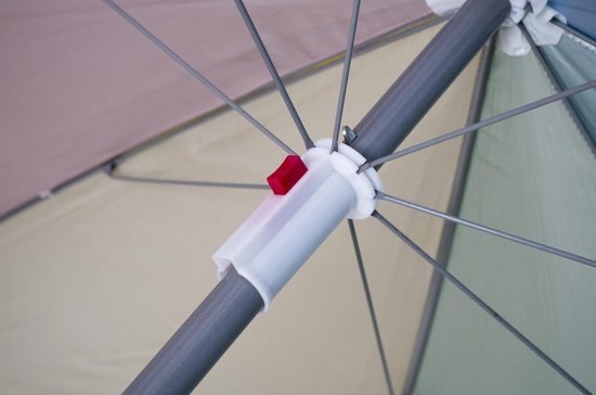 Parasol Bo-Camp - Nylon - diam. 160 cm - Multicolore