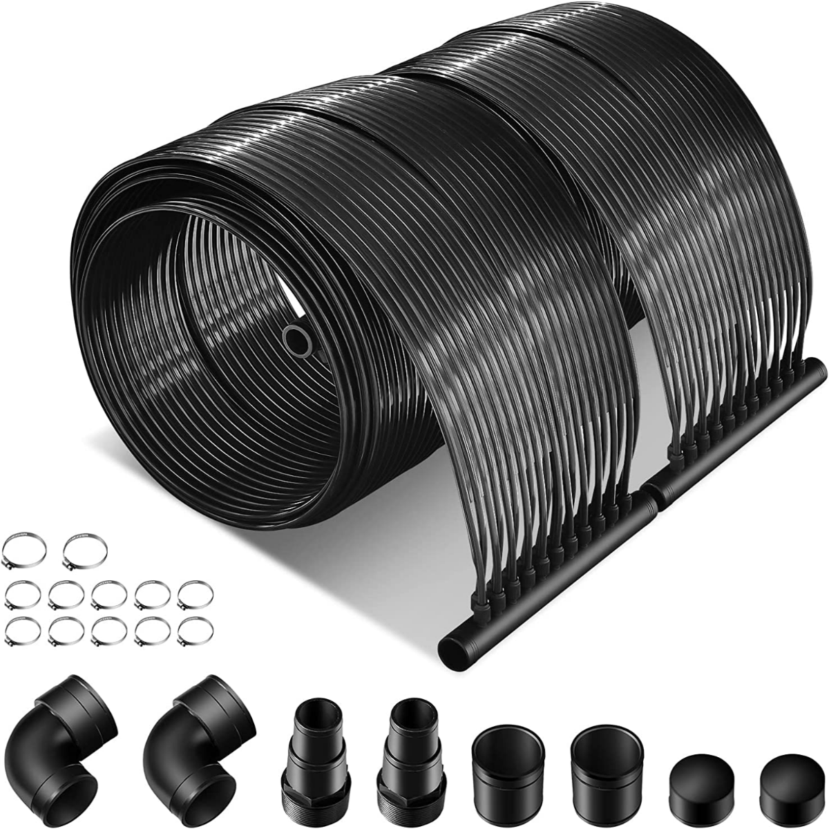 Chauffe-piscine Coast 600 x 75 cm panneaux solaires pour piscines enterrées et hors-sol de 25800 L