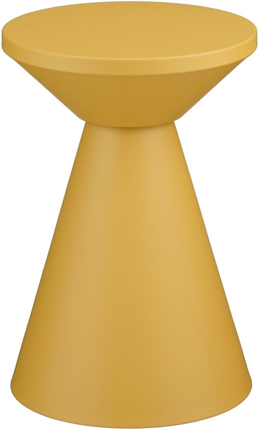 Table d'appoint Jim - H45 x Ø31 cm - Fer - Ocre