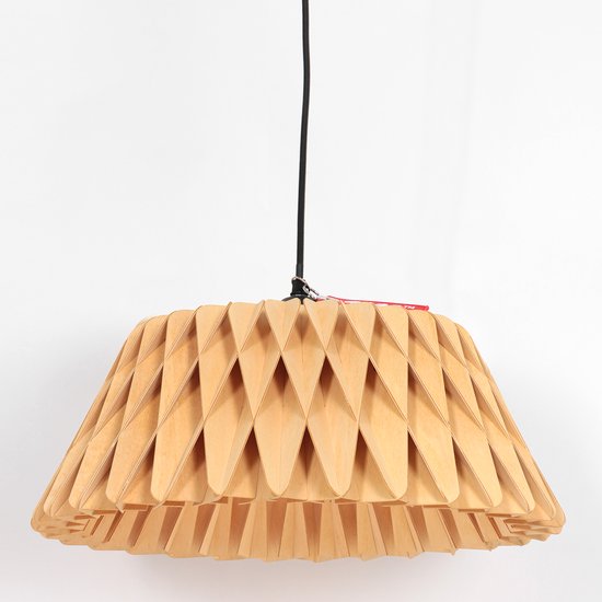 Anne Lighting - suspension - Maze - naturel - bois - Ø 46 cm - E27 - 3490E
