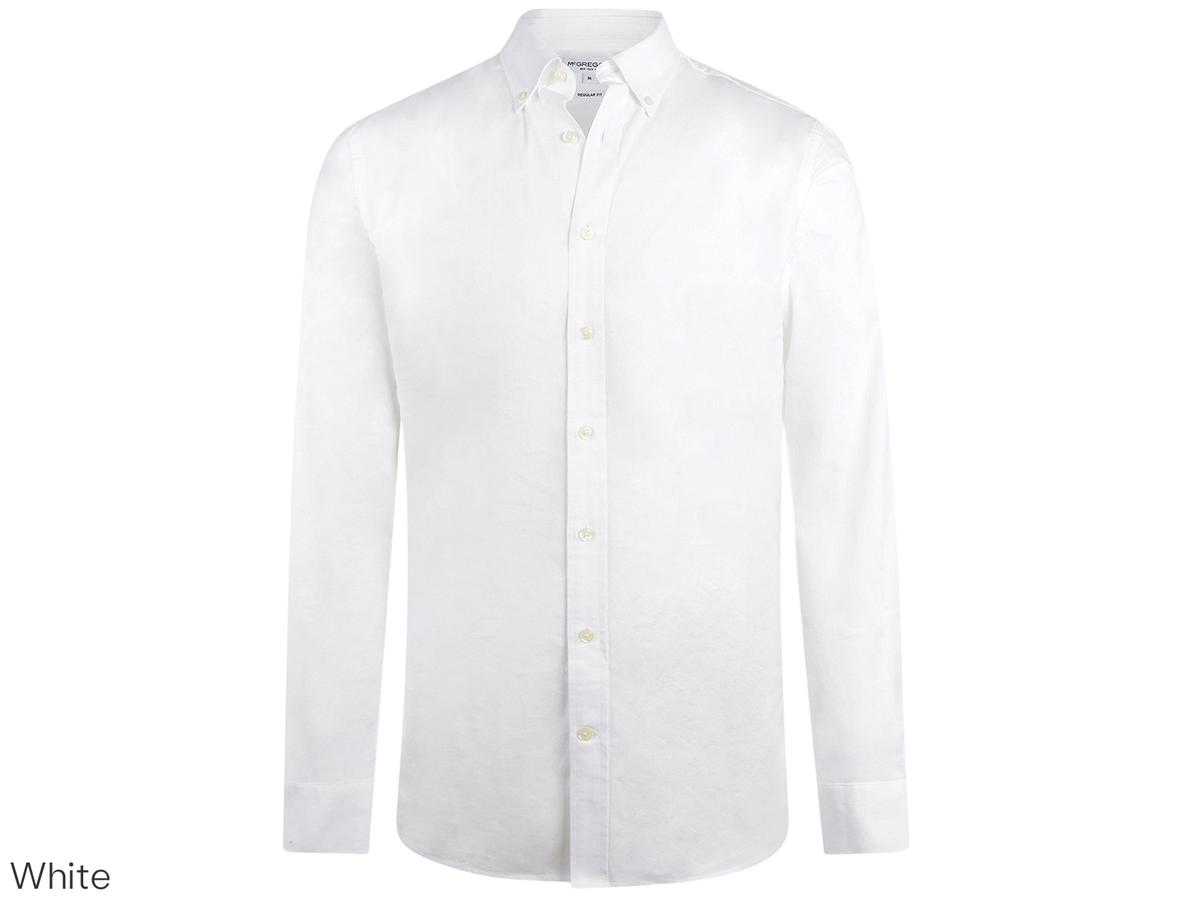 Chemise Oxford stretch McGregor rose clair XL