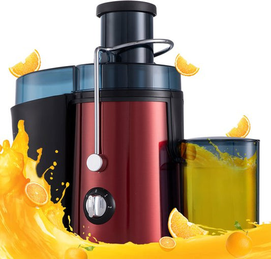 Fuegobird L811 - Extracteur de jus rapide - acier inoxydable - 400watt - Rouge