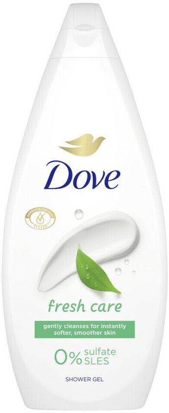Crème de douche Dove Fresh Care - 12 x 720 ml - Lot économique