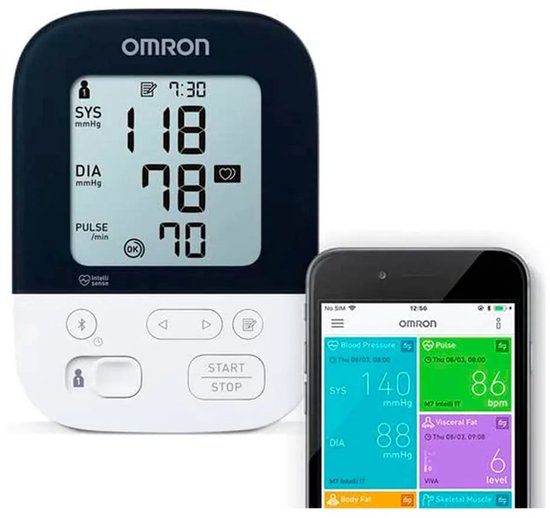 Omron M4 Intelli IT - Tensiomètre à bras - Circonférence du brassard : 22-42 cm