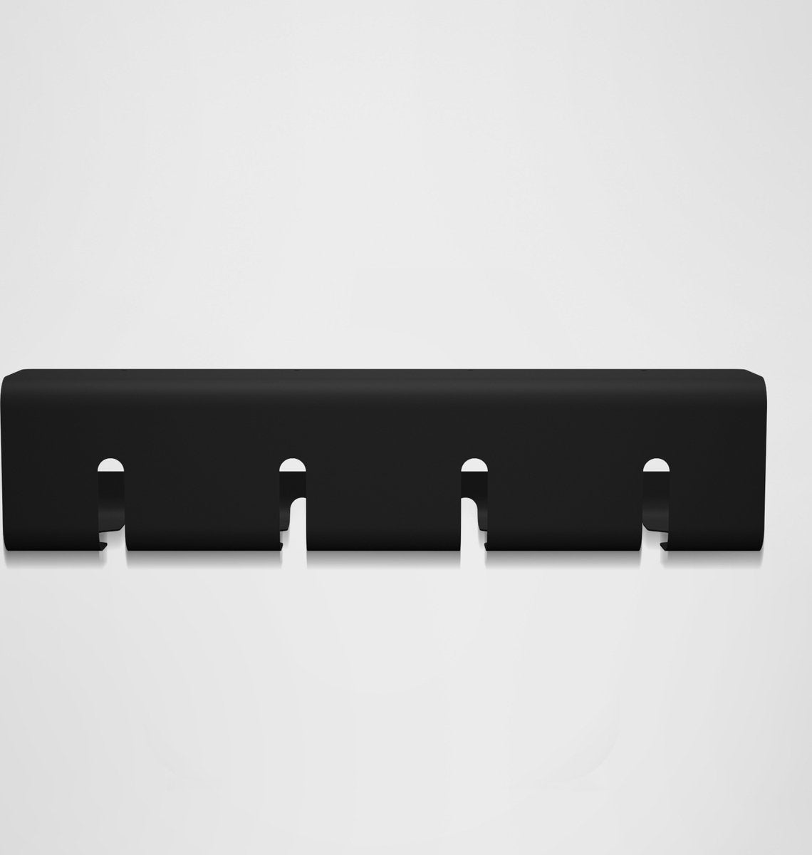 Lot de 2 - Organisateur de câbles Stilemo -Support pour cables - 43cm - 5 KG de capacité de charge - Noir