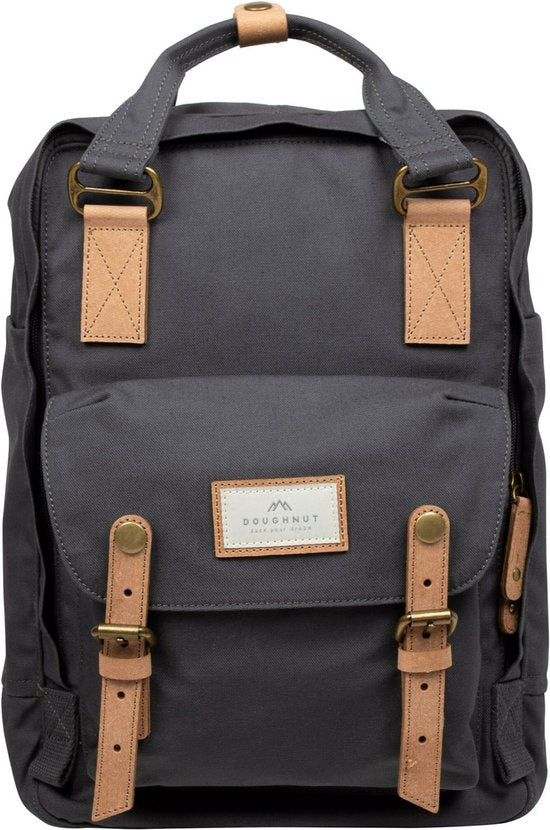 Sac à dos pour ordinateur portable Doughnut / Sac à dos / Cartable - 14 pouces - Macaron Sans PFC - Anthracite