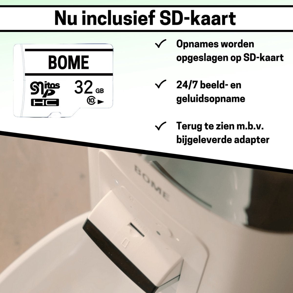 BOME - Distributeur automatique de nourriture à distance pour chiens et chats - Caméra et audio avec carte SD - Noir