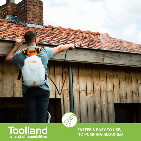 Arroseur dorsal Toolland avec batterie rechargeable - 12 L