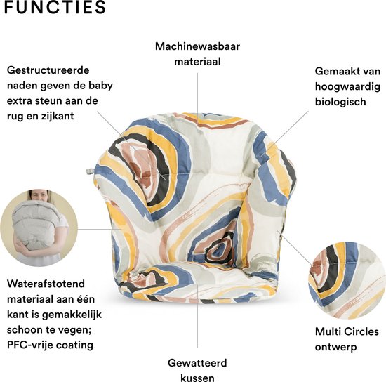 Coussin Stokke® Clikk™ - Multi Circles