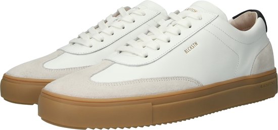 Blackstone SLATE HARPER - DG516 Blanc Noir - Baskets basses - Homme - Blanc - Pointure : 45