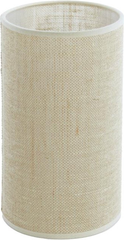 Light & Living Abat-jour ovale Sendai - Sable - 30 x 15 x 25 cm - Moderne