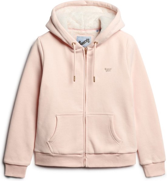 Superdry ESSENTIAL BORG LINED ZIP HOOD Gilet pour femmes - Taille M