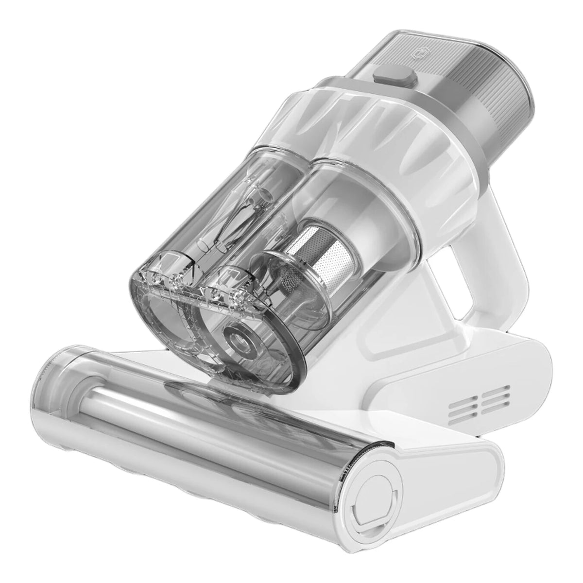 Aspirateur pour matelas Ochama avec lumière UV-C et air chaud - Puissance d'aspiration de 12 kPa - 300 W - 24 x 23,5 cm - Blanc