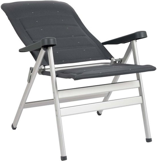 Crespo - Chaise pliante - XL - AL/238 - Deluxe - Gris foncé