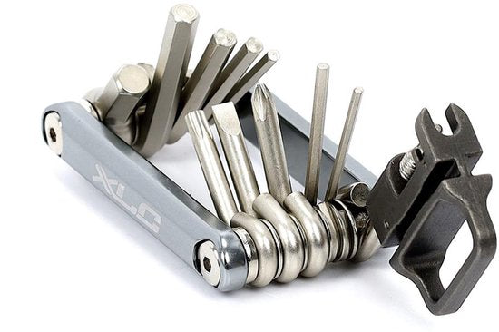 Multitool XLC - Outils pour vélo - Modèle de poche - 12 pièces - TO-M07