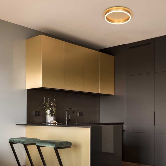 Plafonnier Ringlux 3655GO doré, Ø 32 cm, avec éclairage LED intégré, de la marque Steinhauer