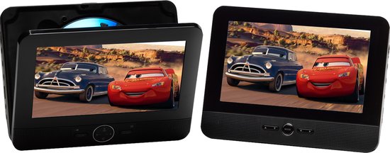 Denver Portable DVD Player Car Set of 2 - 7 inch - Incl. Headrest Holder