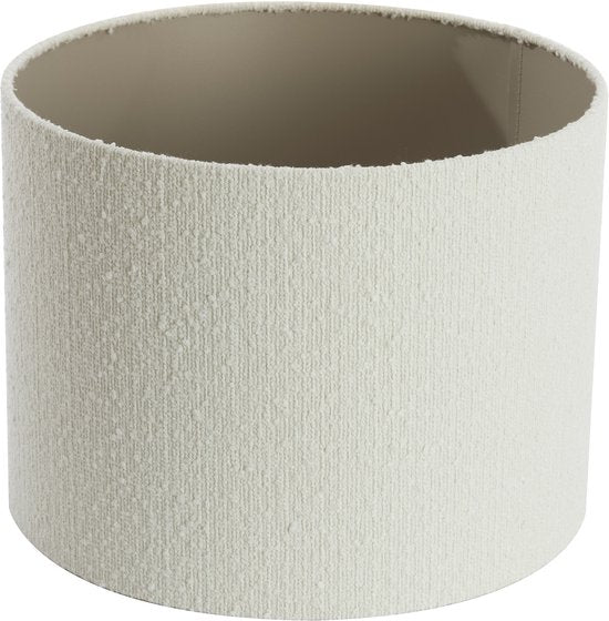Light & Living - abat-jour - Bolero - blanc - tissu - Ø 50 cm - E27 - 2250205