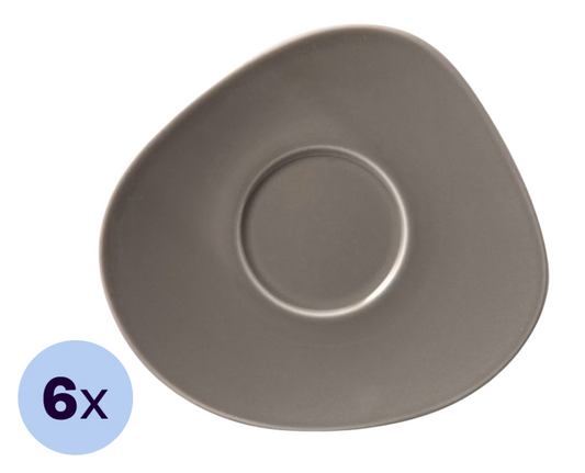 6x Like by Villeroy & Boch Tasse à café en terre cuite bio | 17.5 cm