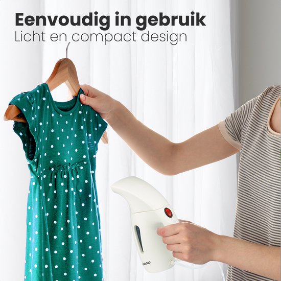 Auronic Défroisseur à linge - Défroisseur - Défroisseur à main pour vêtements et meubles - 180ml - Défroisseur - Blanc
