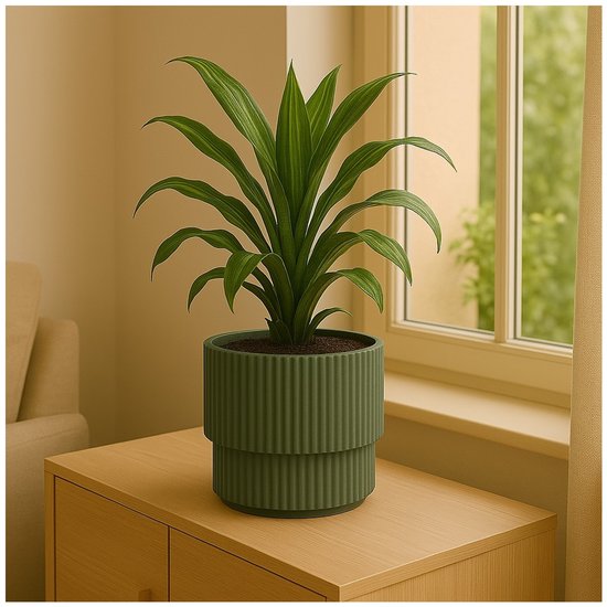 Pot No Brand Milly D40 cm vert - Plastique