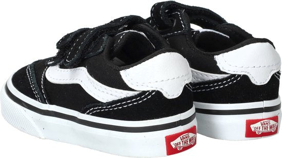 Baskets unisexes Vans Brooklyn LS V SUEDE/CANVAS NOIR/BLANC - NOIR/BLANC