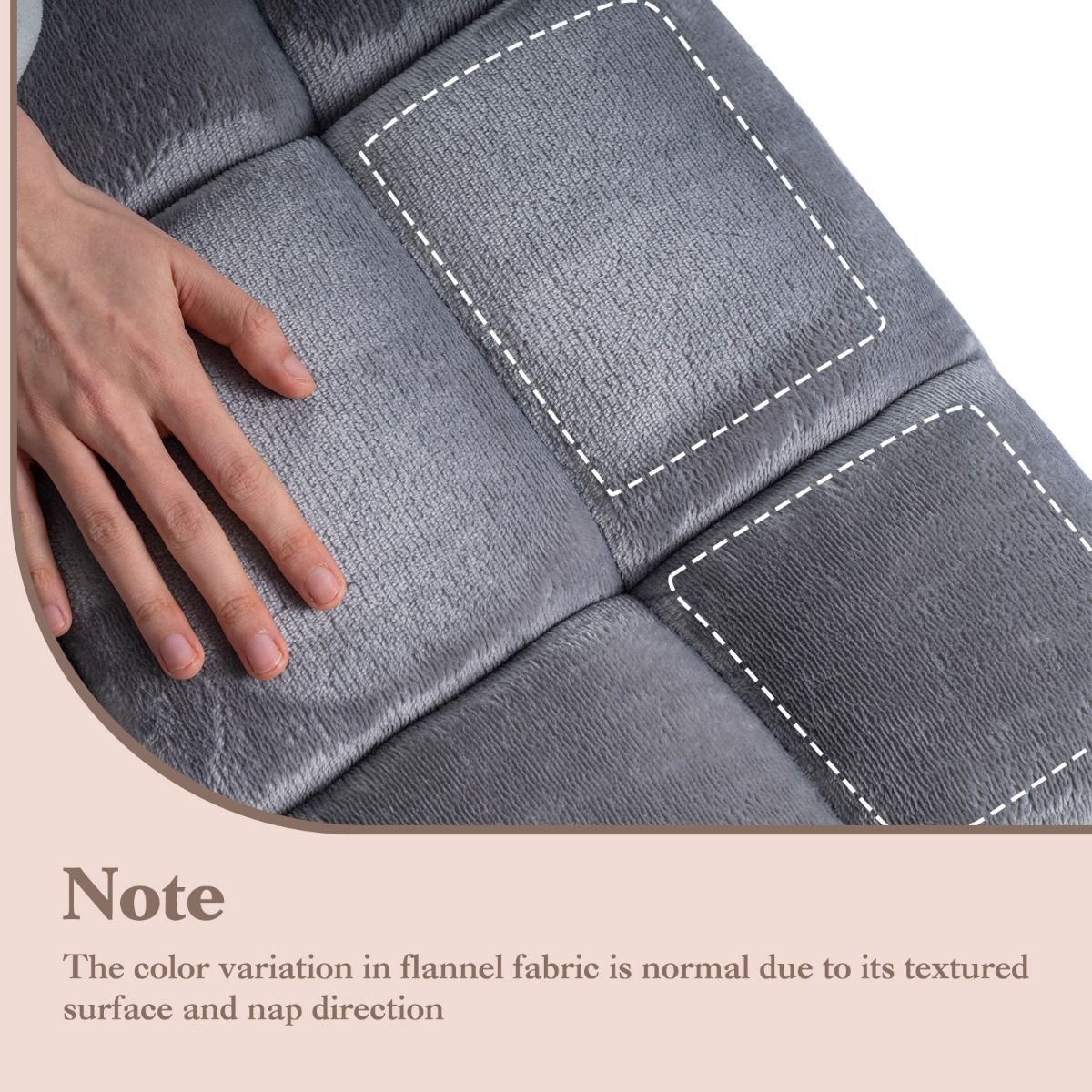 Siège de sol pliable Coast Tatami - dossier réglable sur 14 positions - mousse haute densité - gris