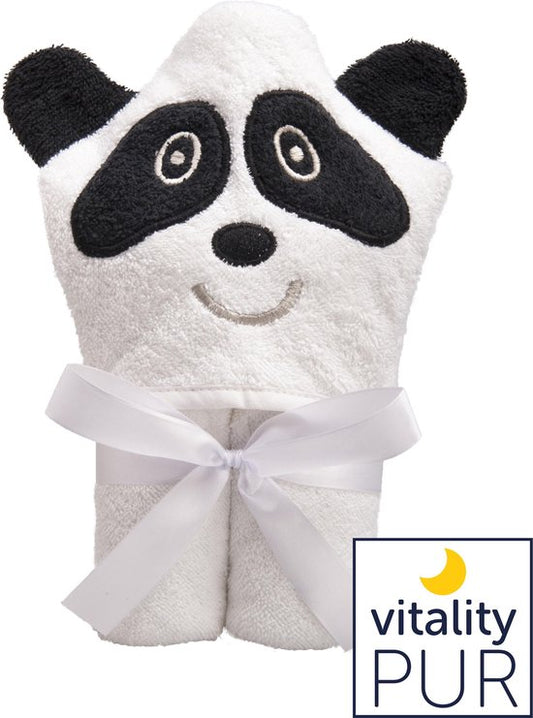 Vitality Pur - Serviette bébé - 100% coton - Serviette de bain Panda