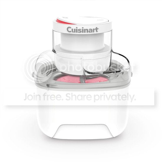 Cuisinart - Solo Scoops : machine à glace - Machine à sorbet et à yaourt glacé - Machine à glace - 475 ml
