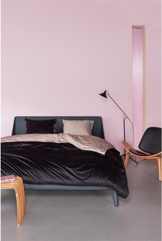 Beddinghouse Dutch Design Astro housse de couette - Plain - Lits-Jumeaux - 240x200/220 - Black