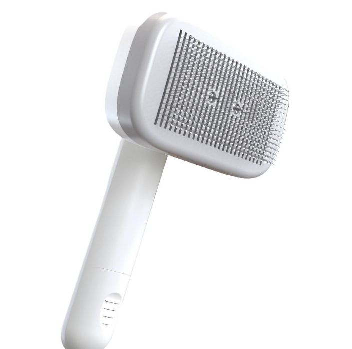 Brosse pour animaux PiddiPet IonBrush - Ions - Autonettoyante - Chiens/Chats - 18,5 x 12 x 7 cm - Noir