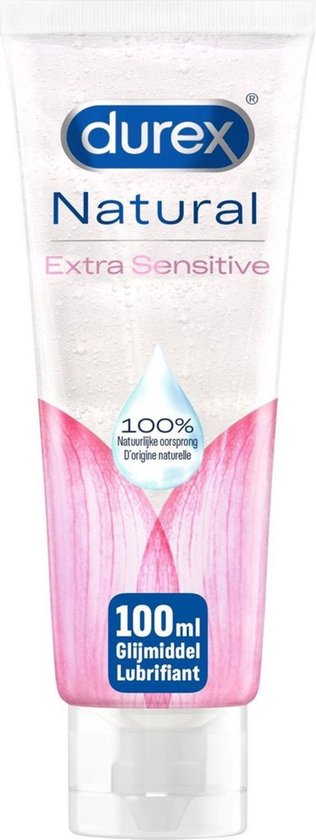 Lubrifiant Durex Natural - Extra Sensitive - 100 % naturel - 100 ml