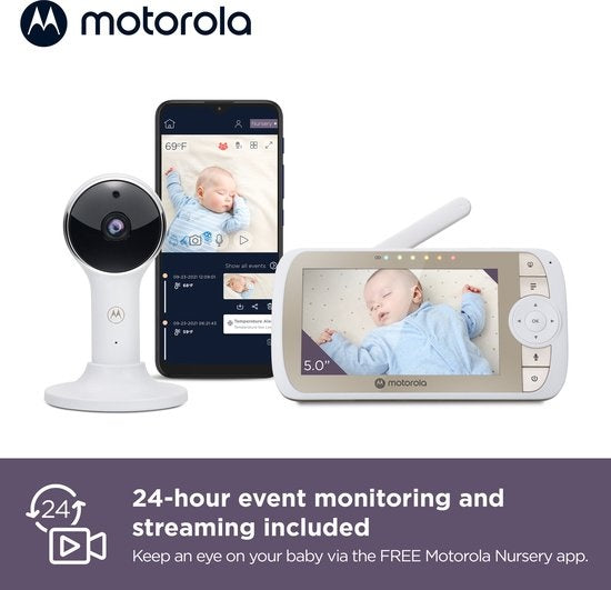 Babyphone, Motorola, VM65X Connect, Baby monitor avec caméra