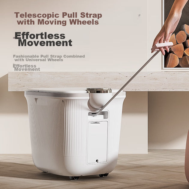 Appareil de massage des pieds Keshijie K3 - Automatique avec chauffage intelligent et coussins d'air - Blanc - 39 x 34 x 35,6 cm