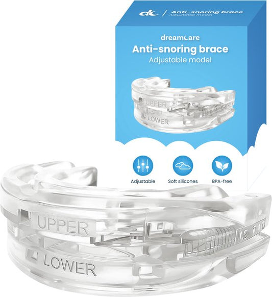 DreamCare Anti Snore Brace - Anti ronflement - Attelle anti ronflement - Ajustable - Attelle anti ronflement - Produits anti ronflement - Sans Bpa
