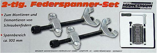Tendeurs à ressort Mannesmann, 2 pièces, 300 mm