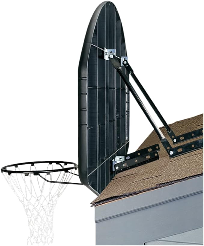 Spalding Support universel pour panneau de basket - 111,8 cm - noir - pour poteau, toit ou surface plane - extérieur