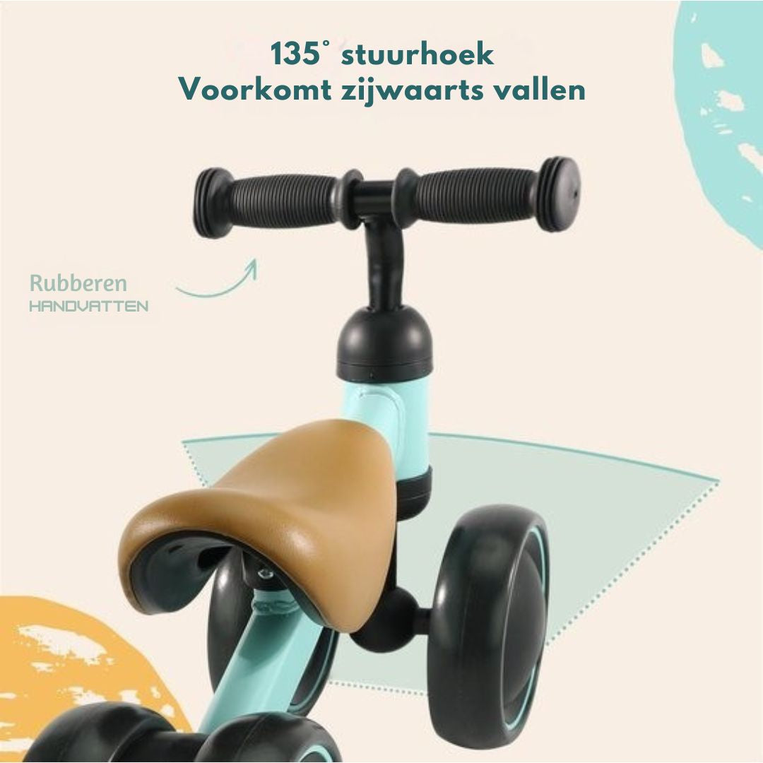 Scooter pour enfants - LifeGoods TurboToddler Balance Bike - Jouets à partir de 1 an - Vert Menthe